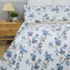 Cherry Blossom Floral Bedsheet - White