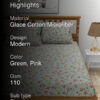Cicegi Floral Bedsheet - Mint Green