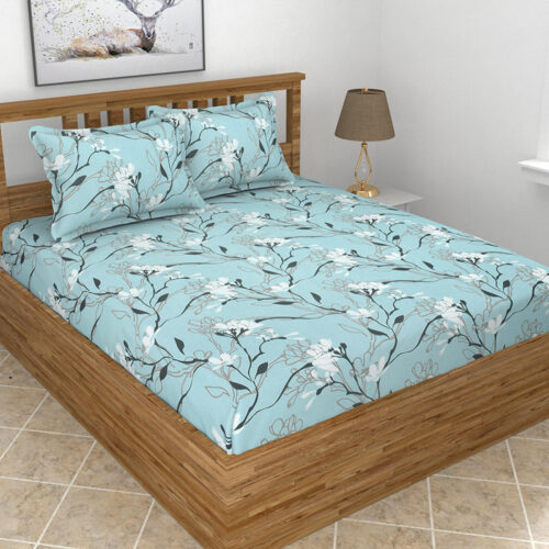 Clment Floral Microfiber Bedsheet