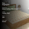 Flix Floral Microfiber Bedsheet
