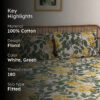 Moringa Bedsheet - Green