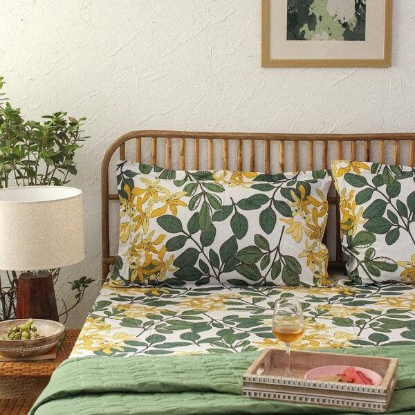 Moringa Bedsheet - Green