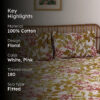 Moringa Bedsheet - Pink