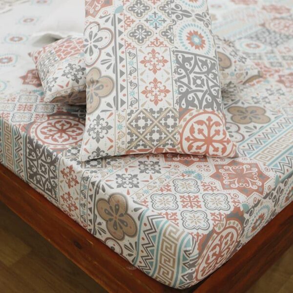 Morocco Muse Bedsheet - Biege