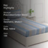 Sea Stripes Geometric Bedsheet