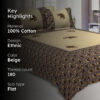 Traditionally Tuskan Bedsheet - Cream