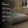 Urban Space Radiance White Bedsheet - 200 TC