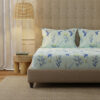 Urban Space Whisper Mint Blue Bedsheet - 200 TC
