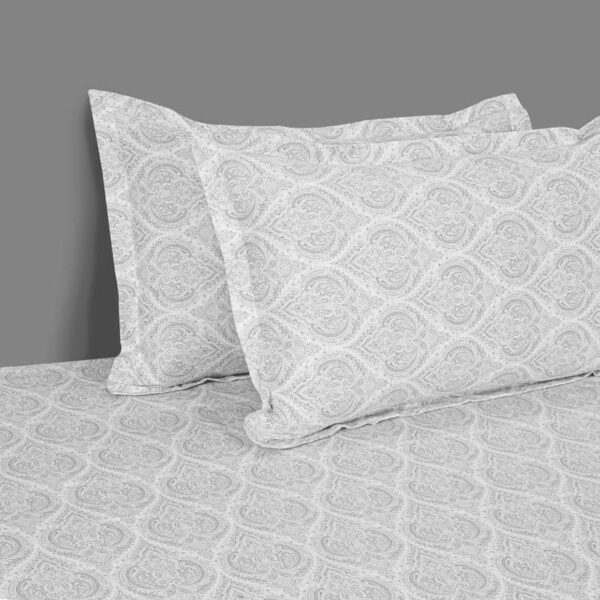 Vrita Cotton Bedsheet (Grey) - 200 TC Vrita Cotton Bedsheet (Grey) - 200 TC