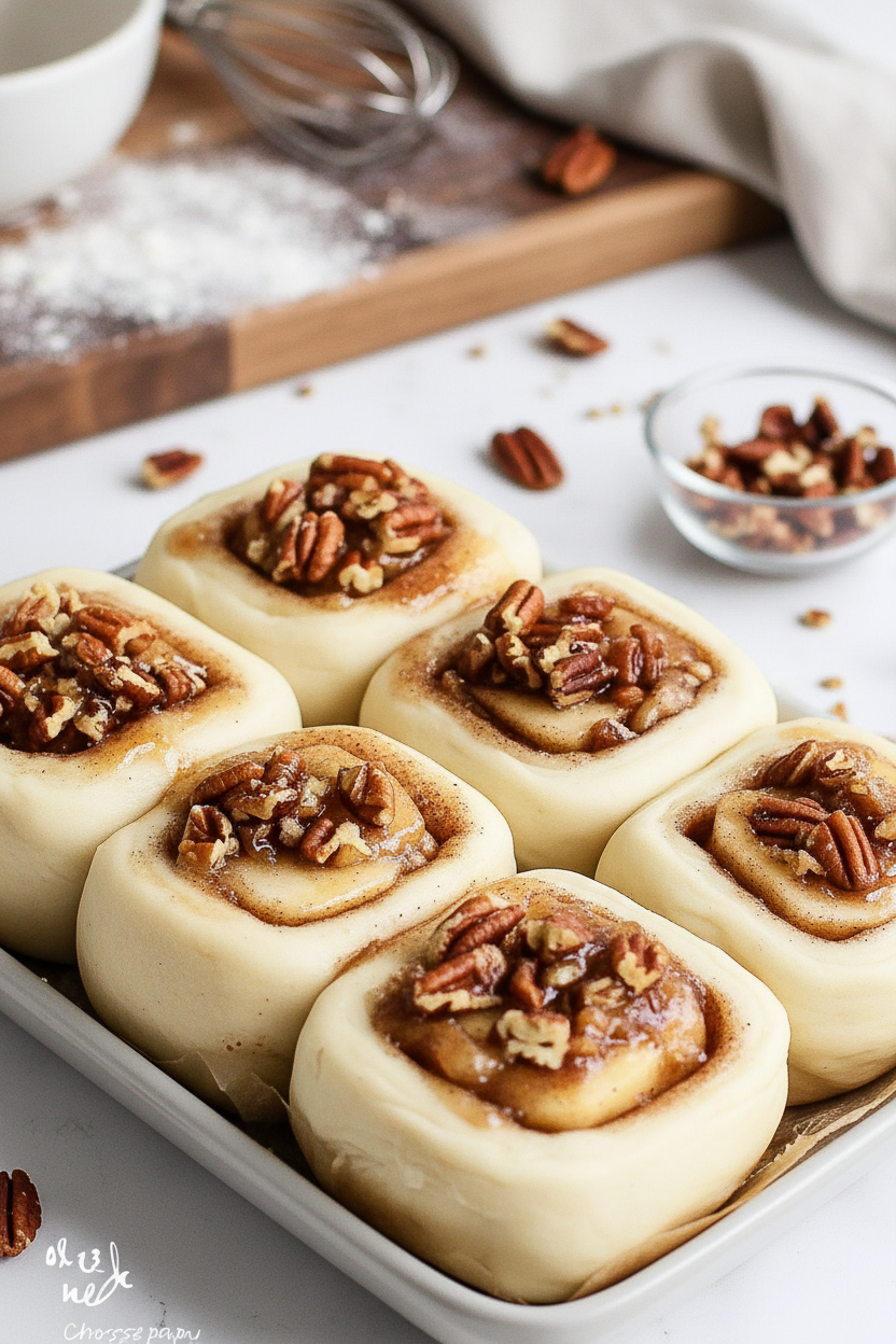 Apple Pecan Cinnamon Rolls Recipe