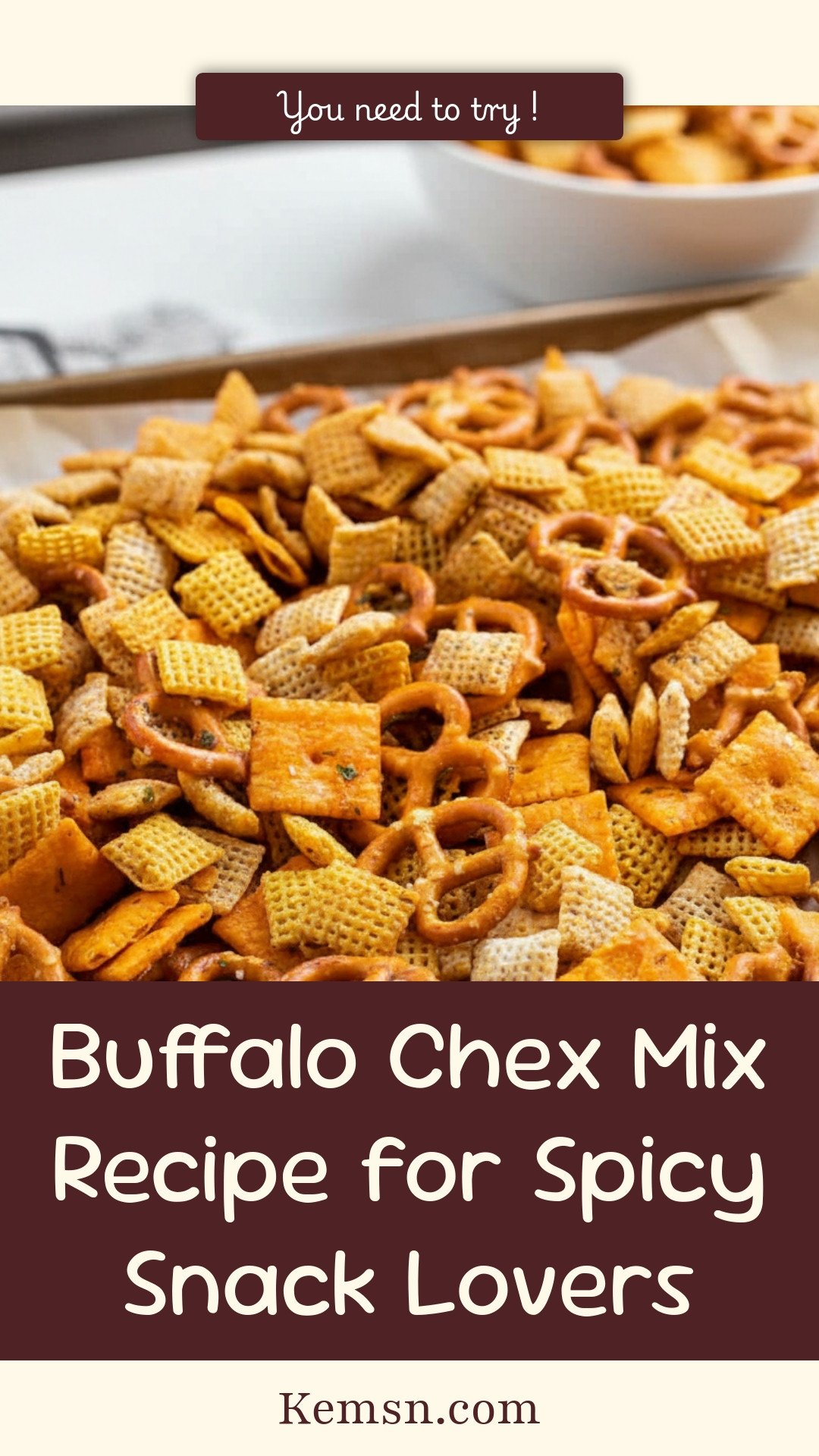 Buffalo Chex Mix Recipe for Spicy Snack Lovers