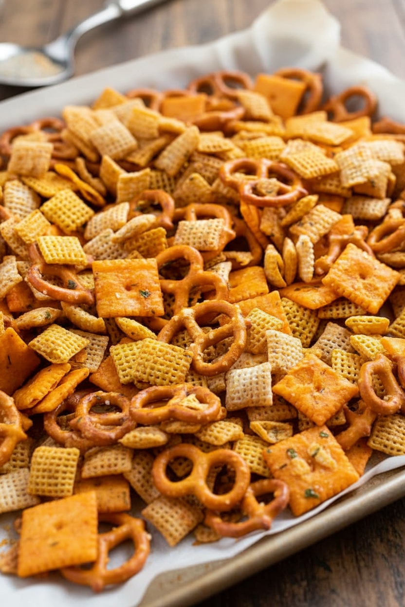 Buffalo Chex Mix Recipe for Spicy Snack Lovers