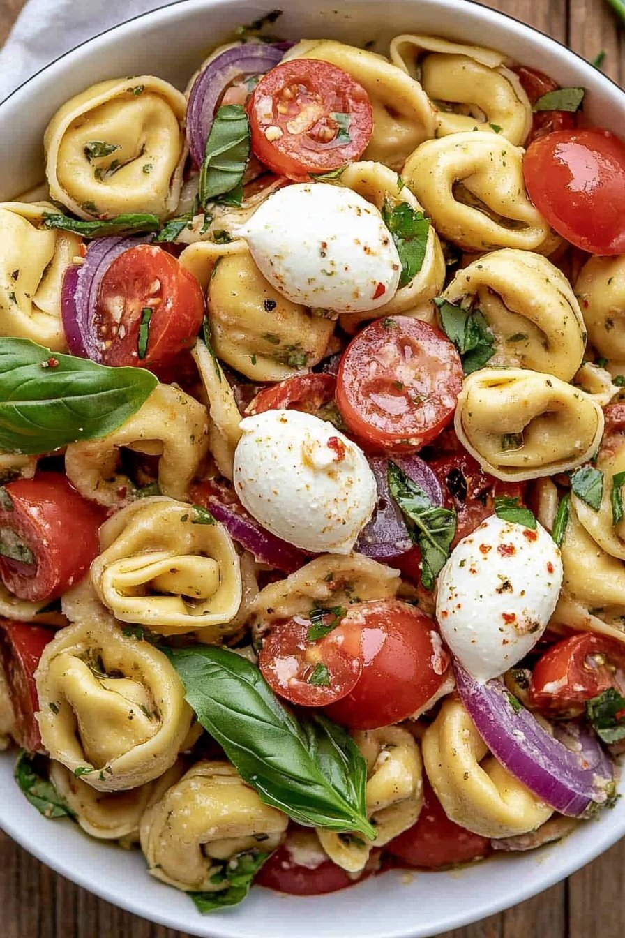 Caprese Tortellini Pasta Salad Recipe