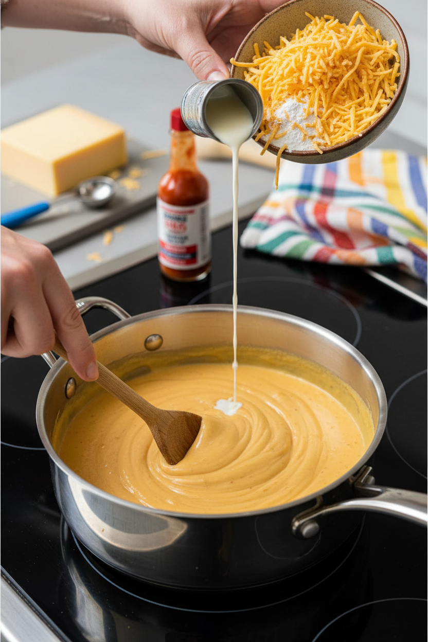 Cheese Sauce Recipe for Fries and Nachos