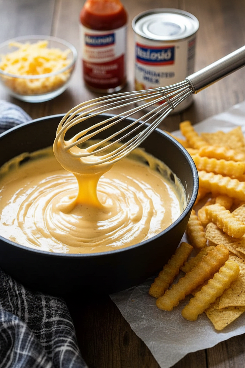 Cheese Sauce Recipe for Fries and Nachos