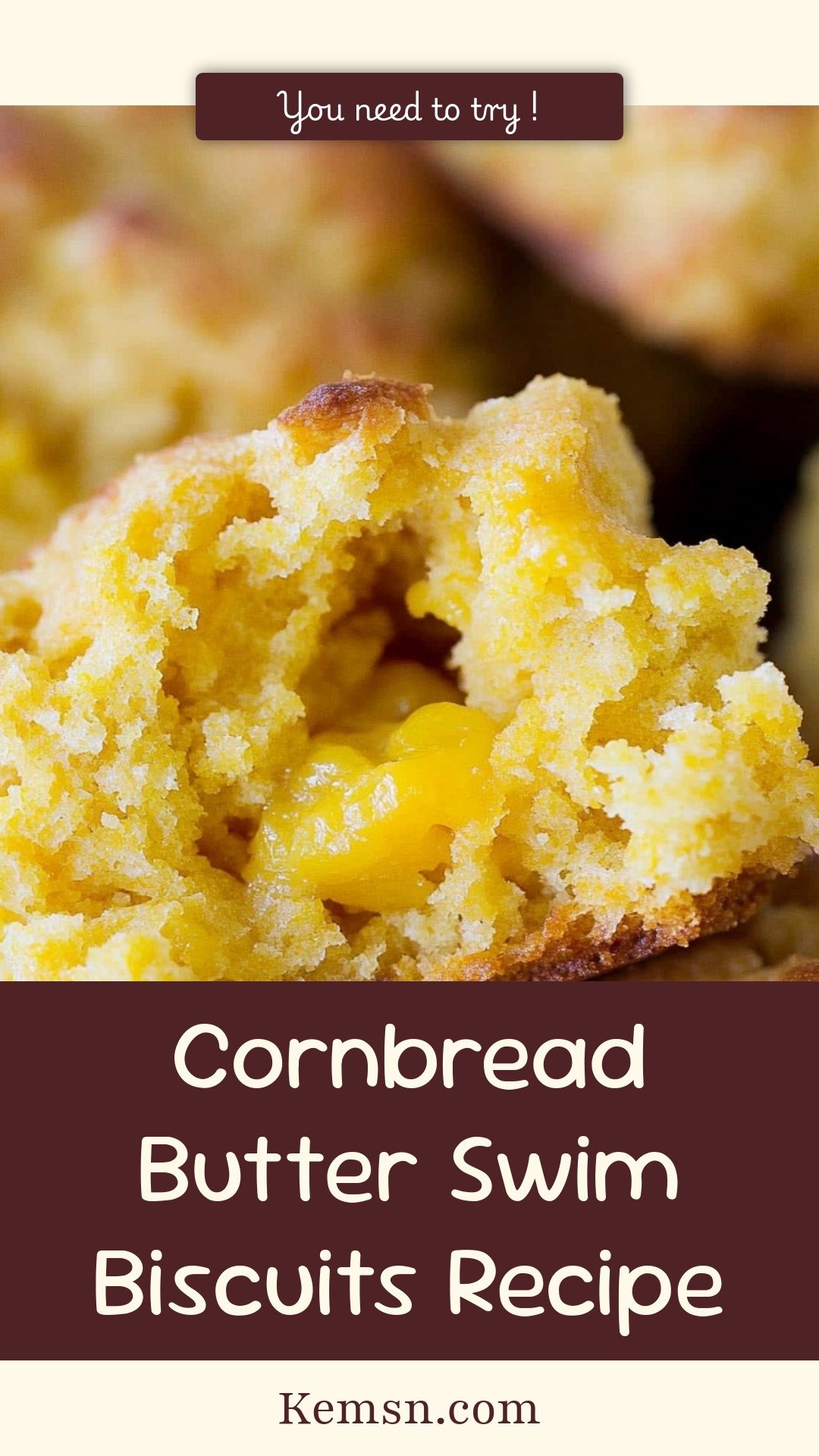 Cornbread Butter Swim Biscuits Recipe