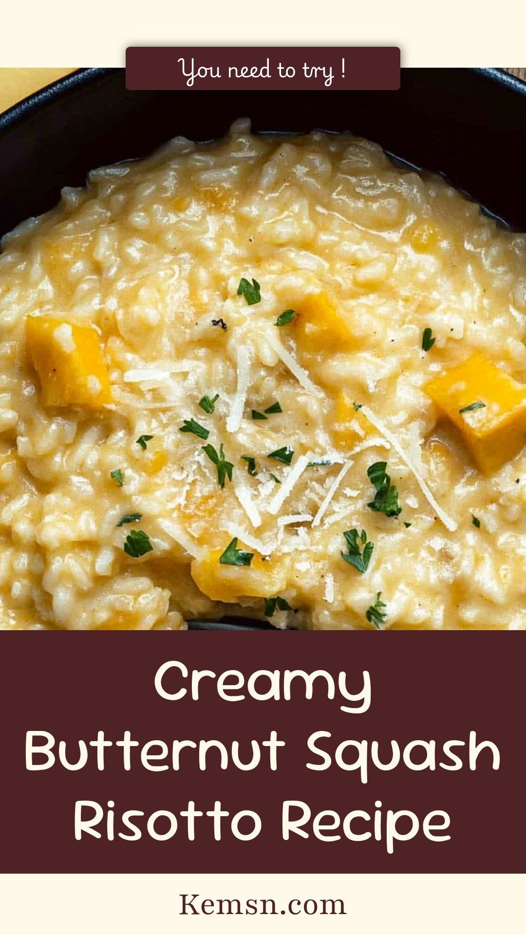 Creamy Butternut Squash Risotto Recipe