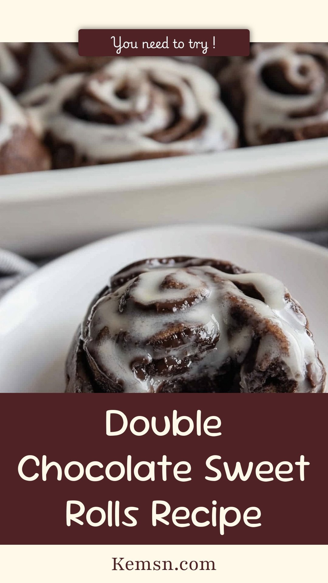 Double Chocolate Sweet Rolls Recipe