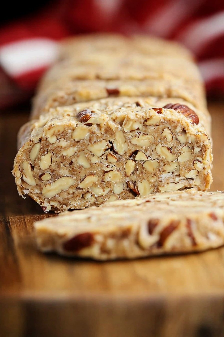 Easy 3-Ingredient Pecan Log Recipe