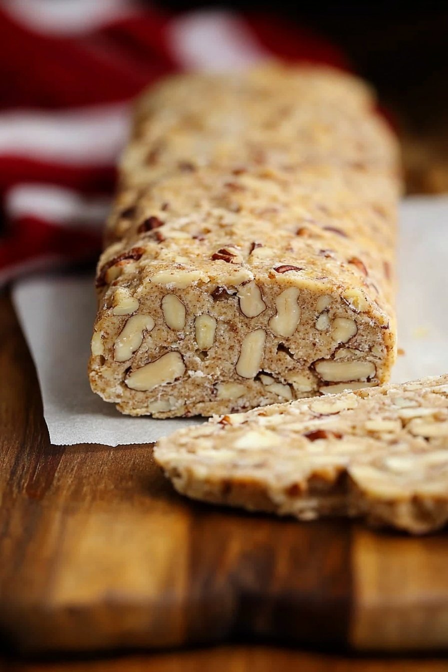 Easy 3-Ingredient Pecan Log Recipe