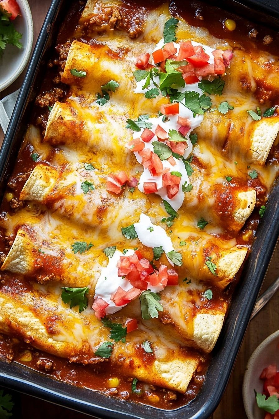 Easy Beef Enchilada Recipe for Dinner