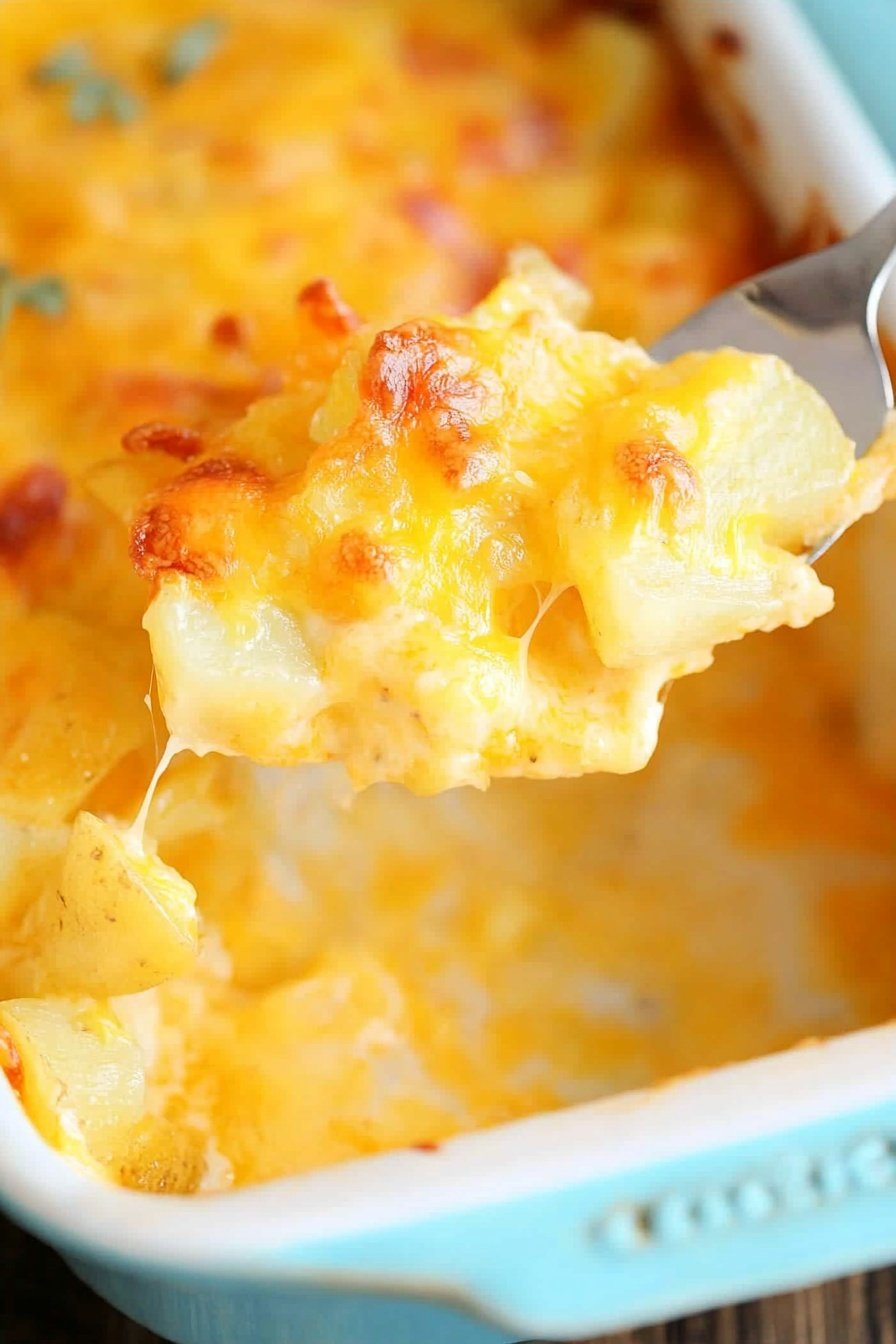 Easy Cheesy Scalloped Potatoes Recipe