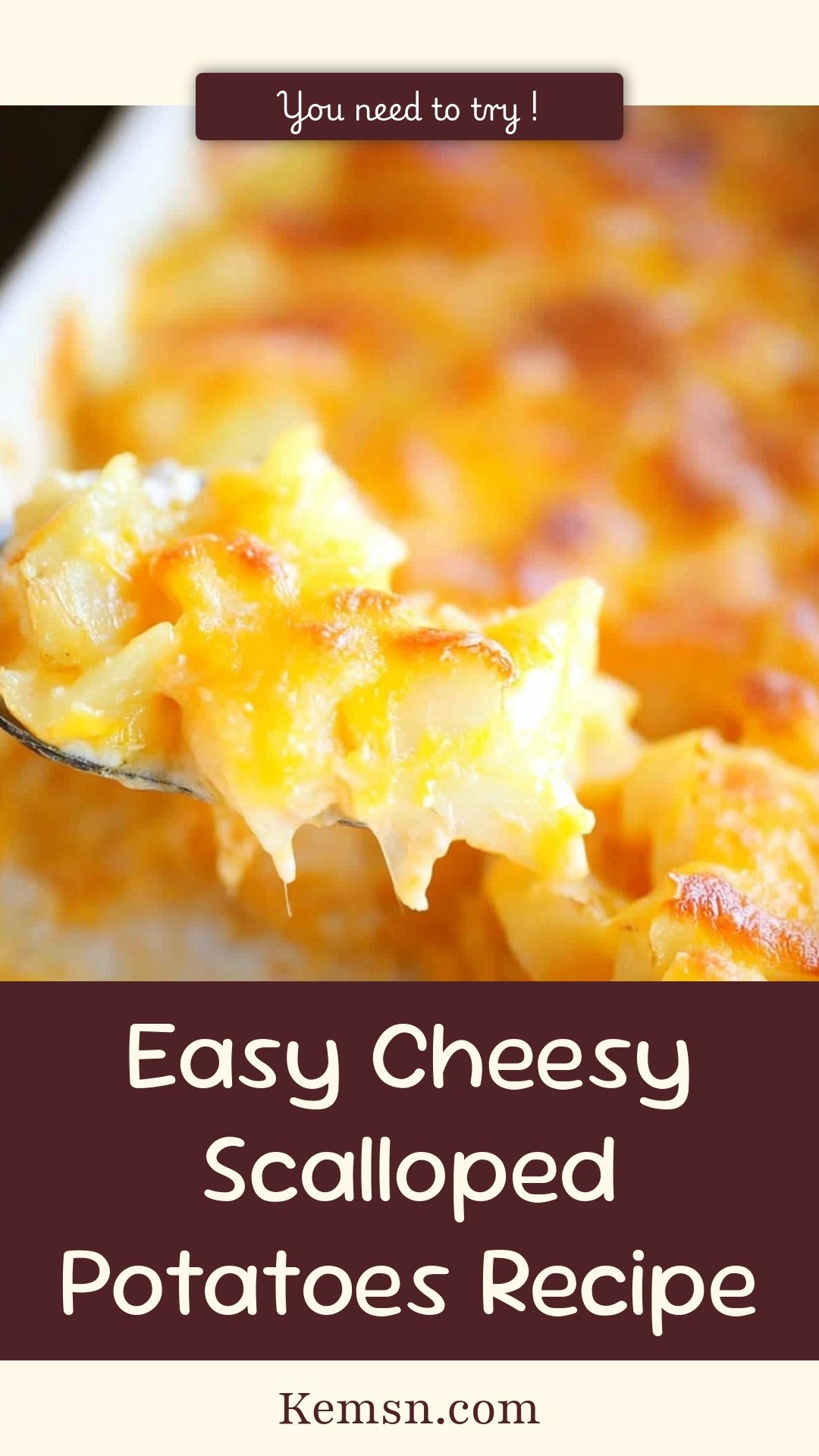 Easy Cheesy Scalloped Potatoes Recipe
