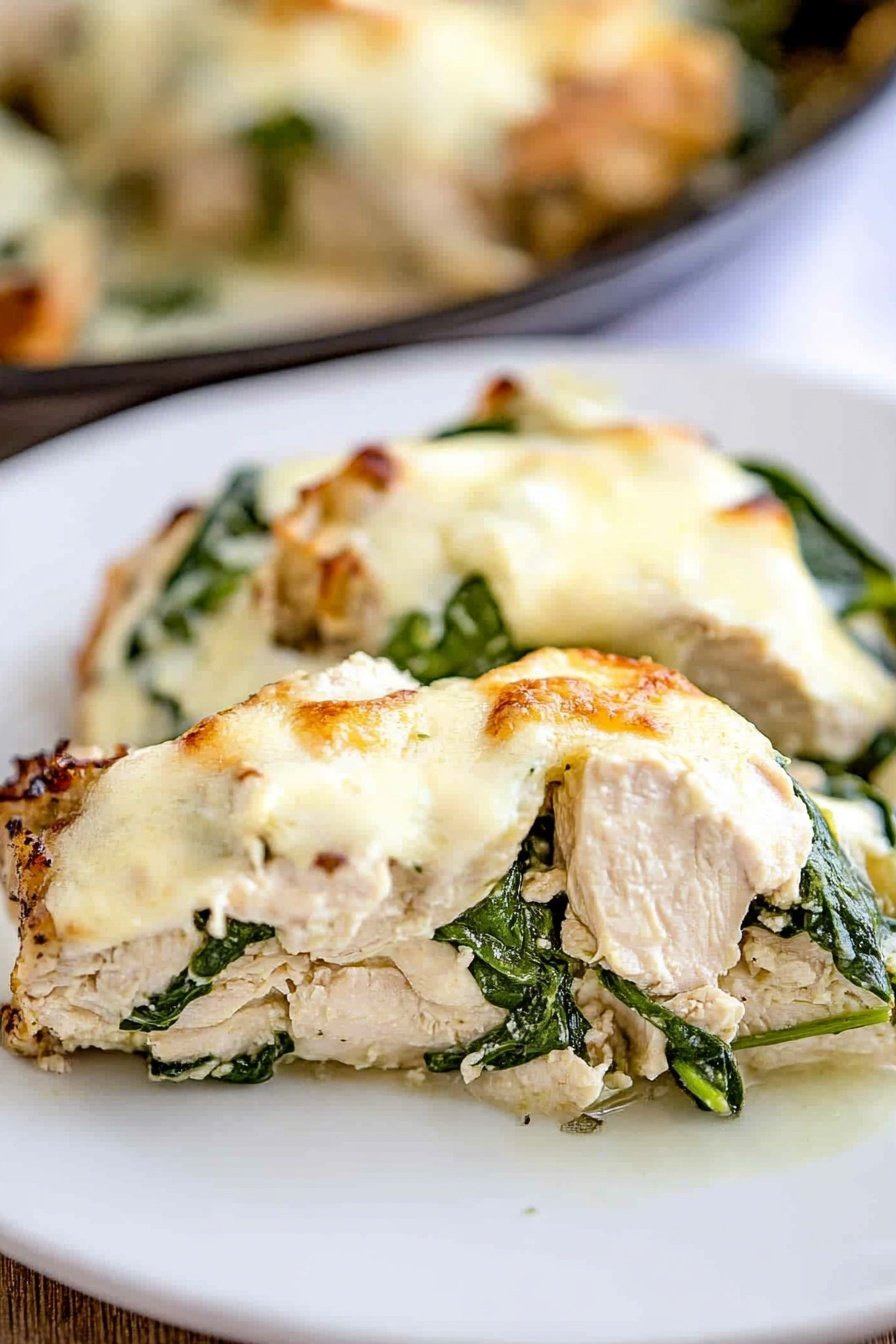 Easy Chicken Spinach Bake Recipe
