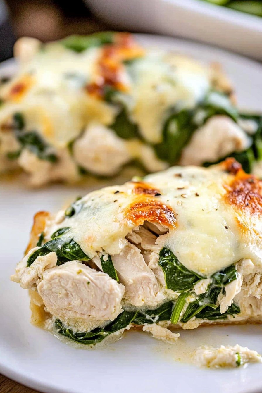 Easy Chicken Spinach Bake Recipe