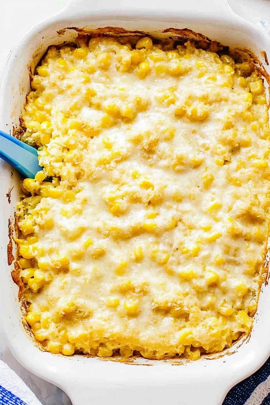 Easy Creamy Corn Casserole Recipe