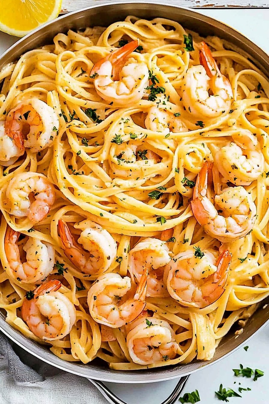 Easy Shrimp Scrimp Pasta Without Wine