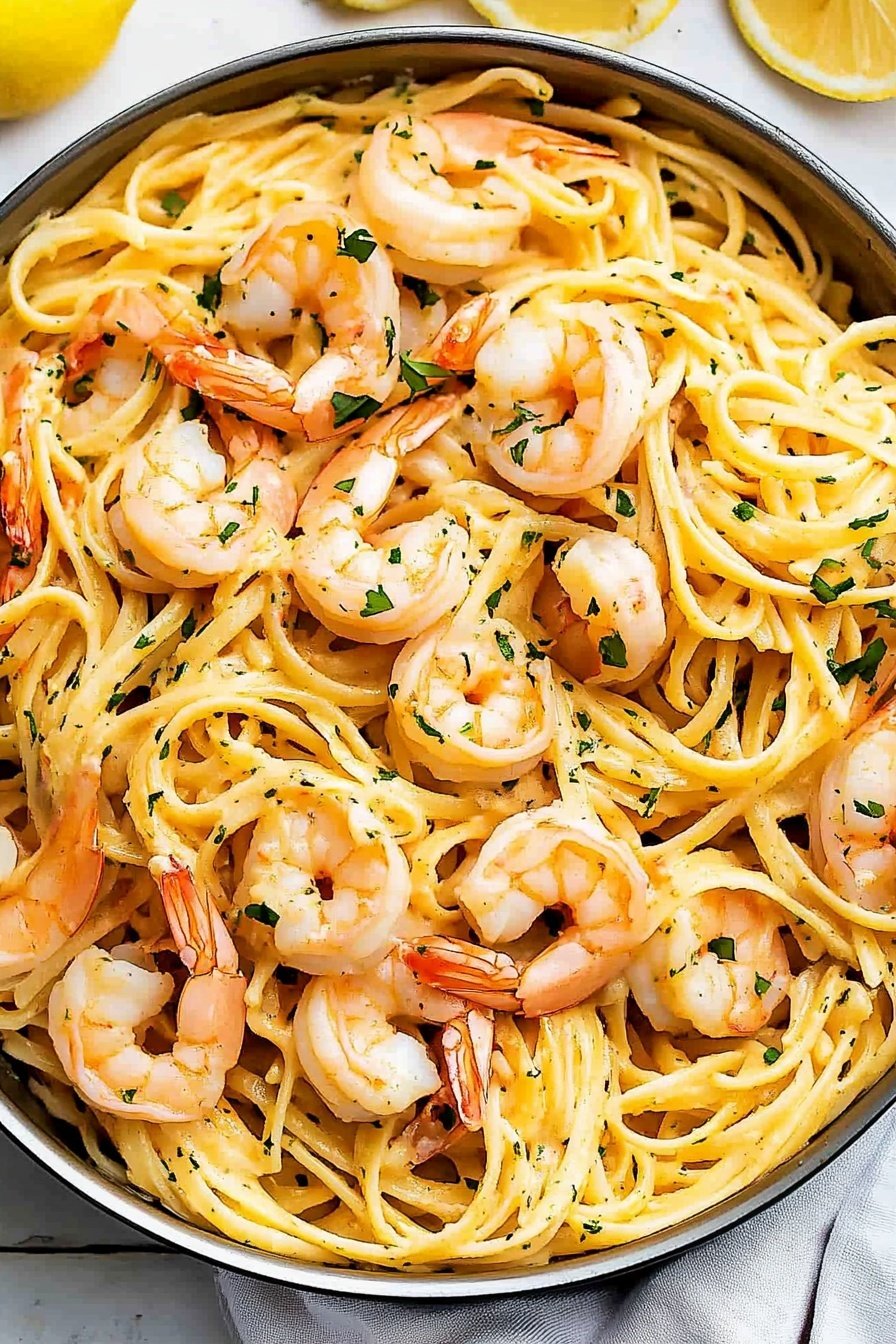 Easy Shrimp Scrimp Pasta Without Wine