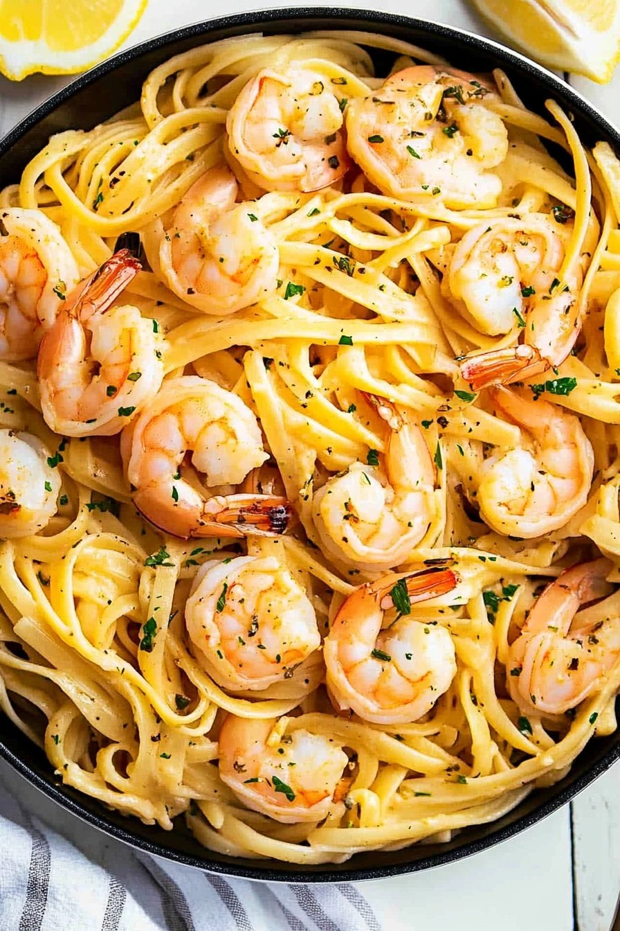 Easy Shrimp Scrimp Pasta Without Wine