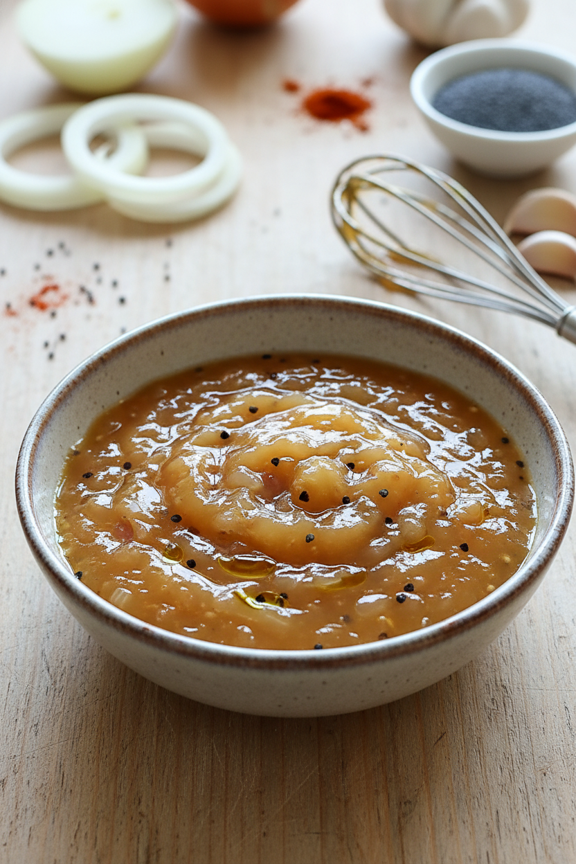 Homemade Sweet Onion Sauce for Meat