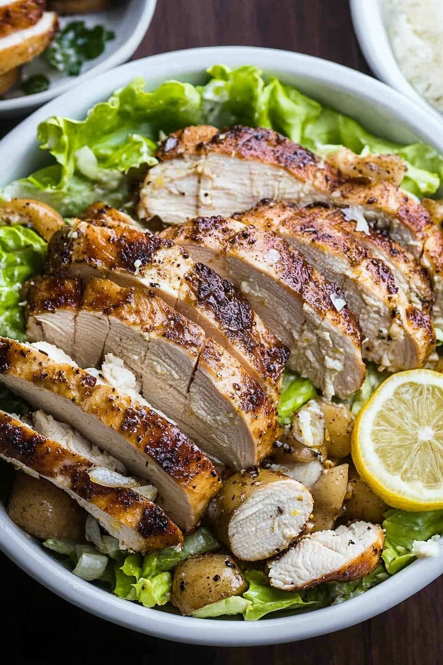 Lemon Parmesan Chicken Salad Recipe
