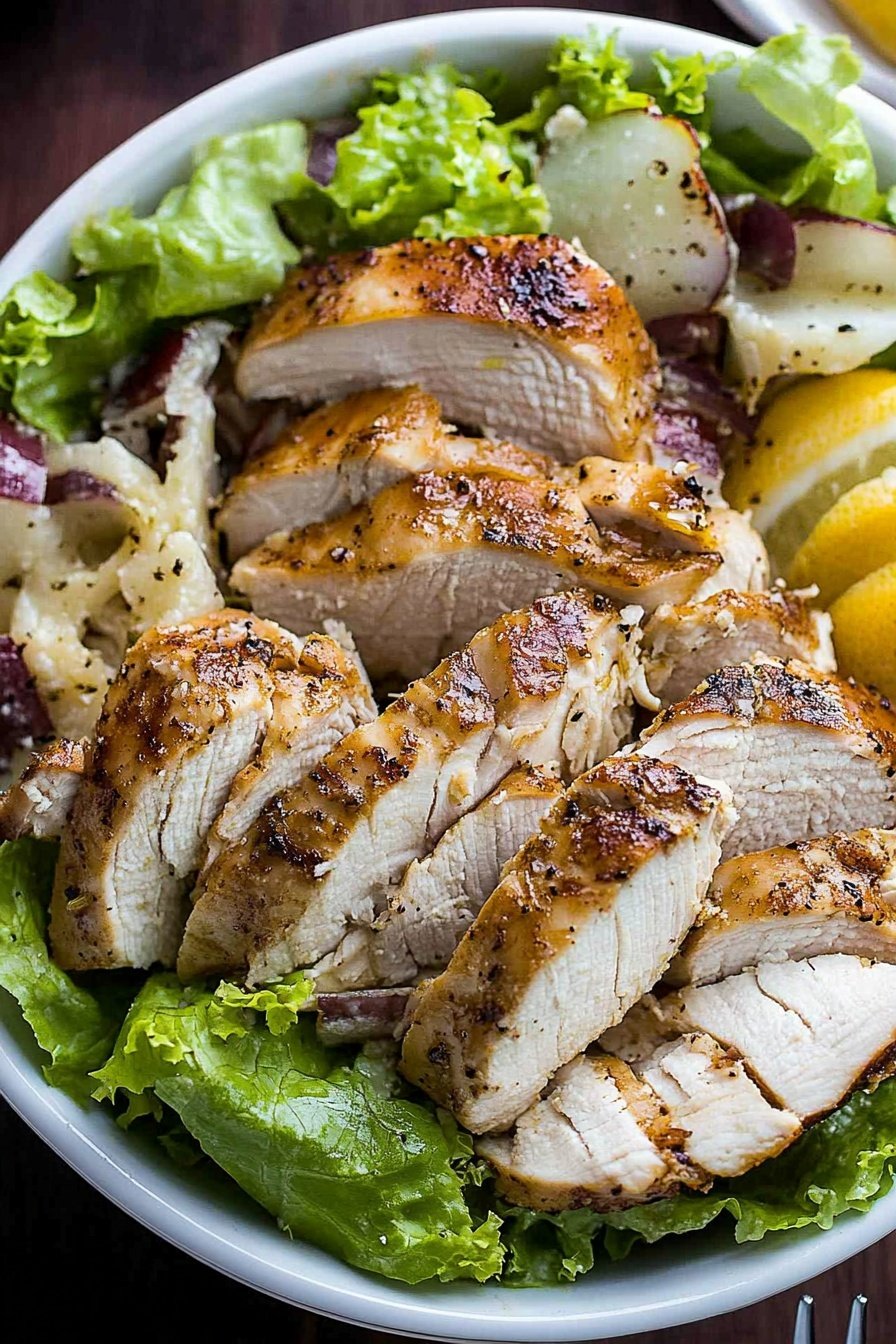 Lemon Parmesan Chicken Salad Recipe