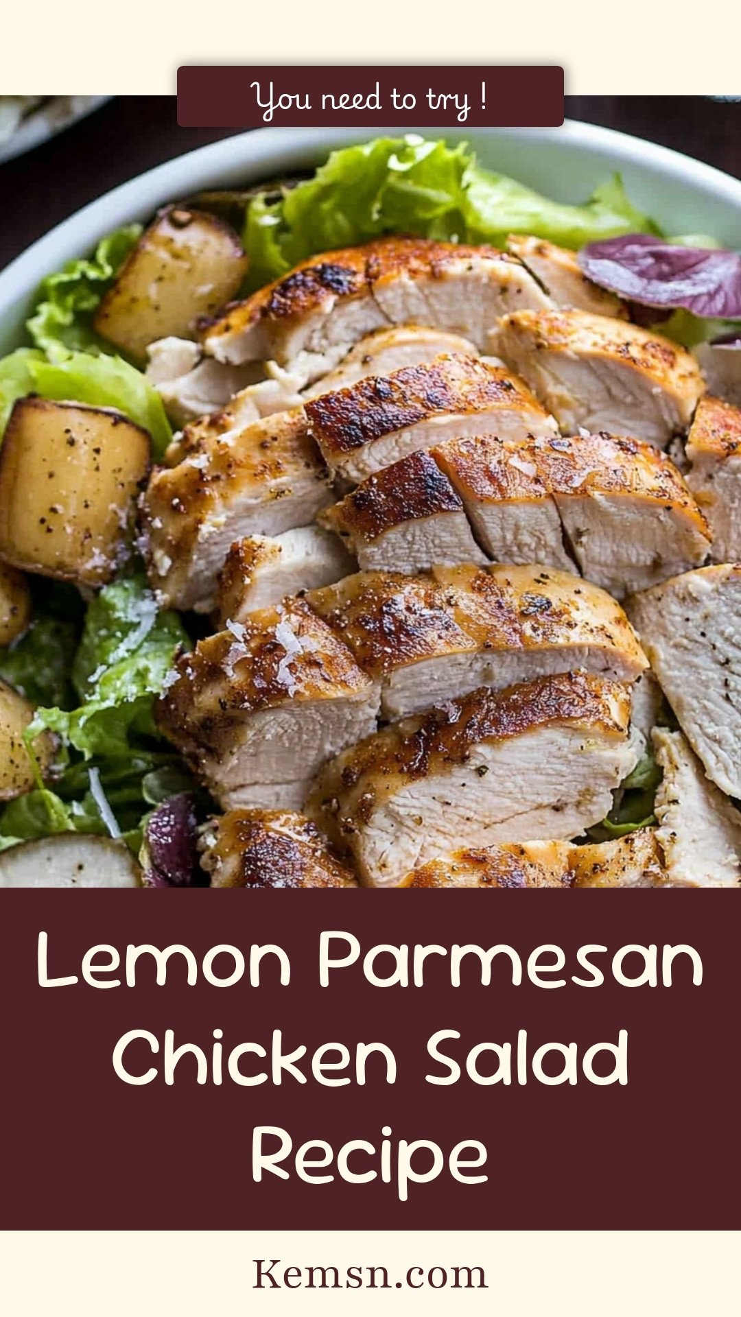 Lemon Parmesan Chicken Salad Recipe