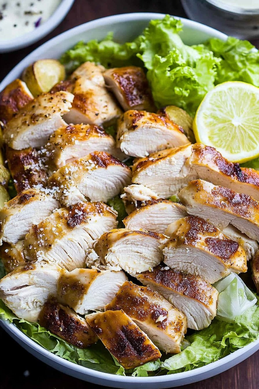 Lemon Parmesan Chicken Salad Recipe