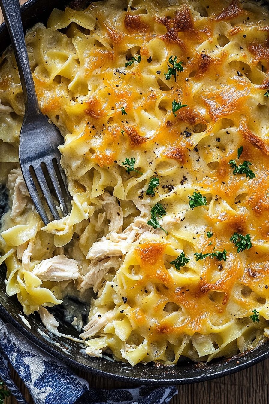 Skillet Chicken Noodle Casserole Recipe