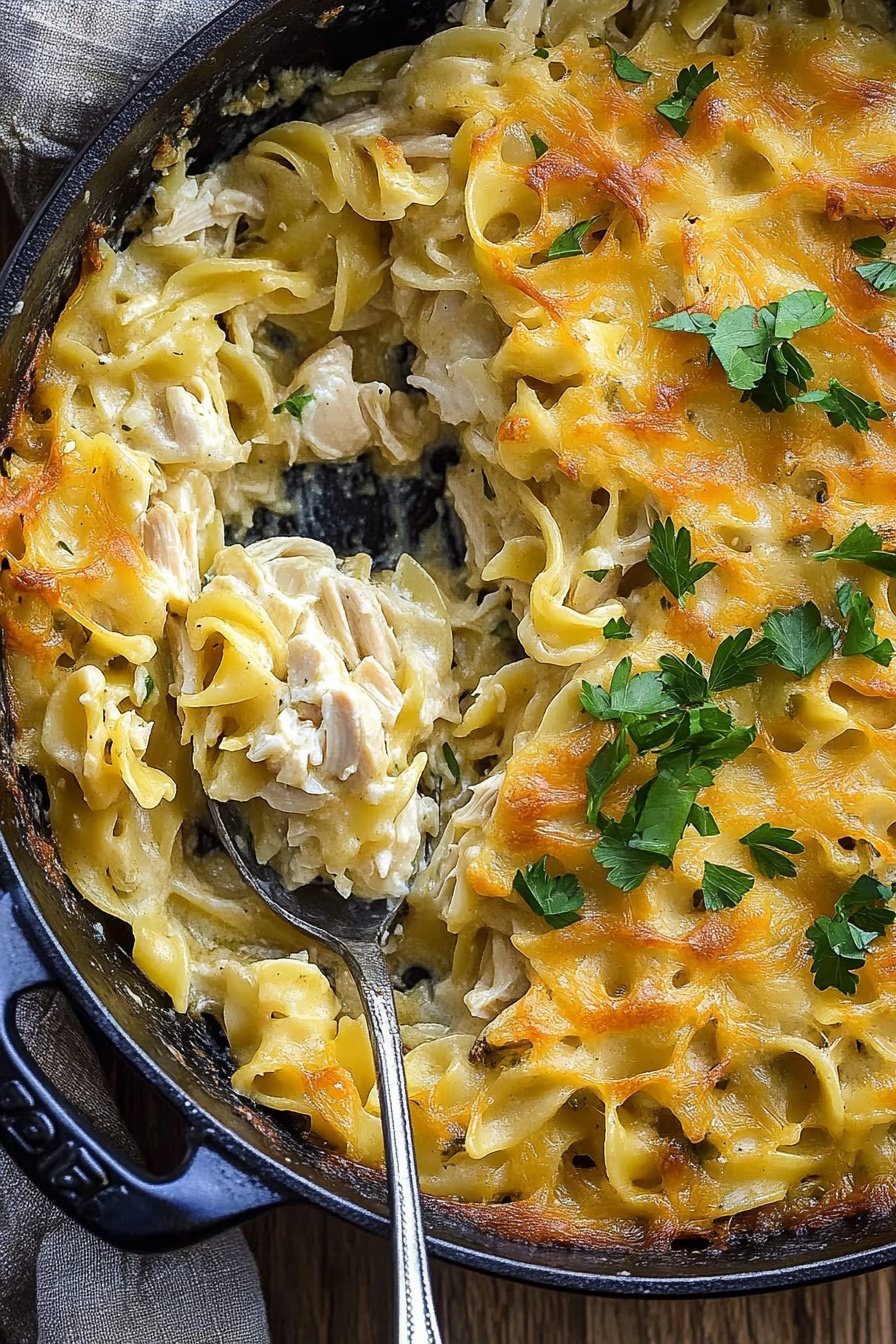 Skillet Chicken Noodle Casserole Recipe