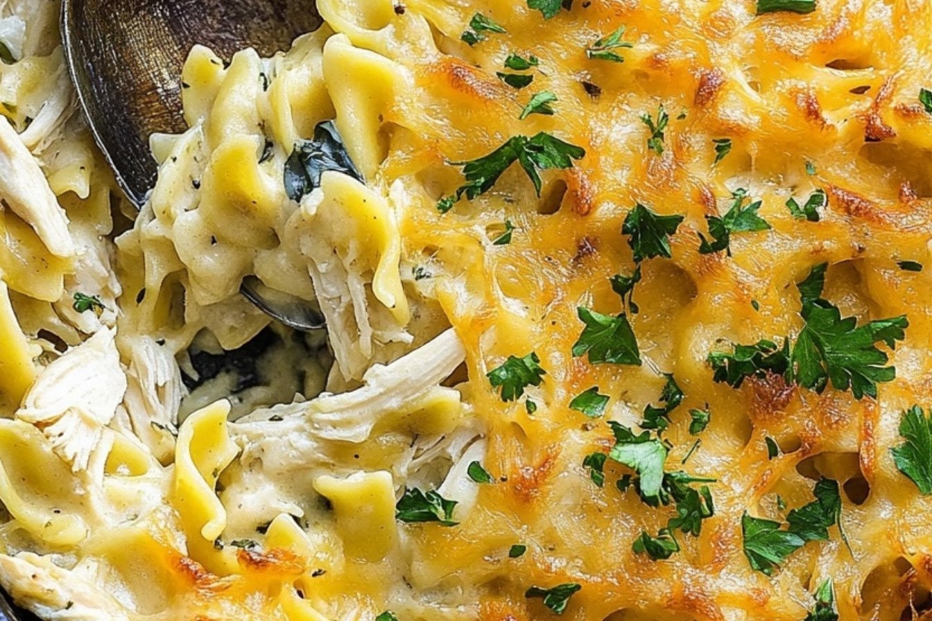 Skillet Chicken Noodle Casserole Recipe