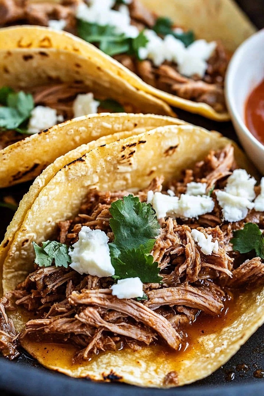 Slow Cooker Shredded Beef Tacos Recipe