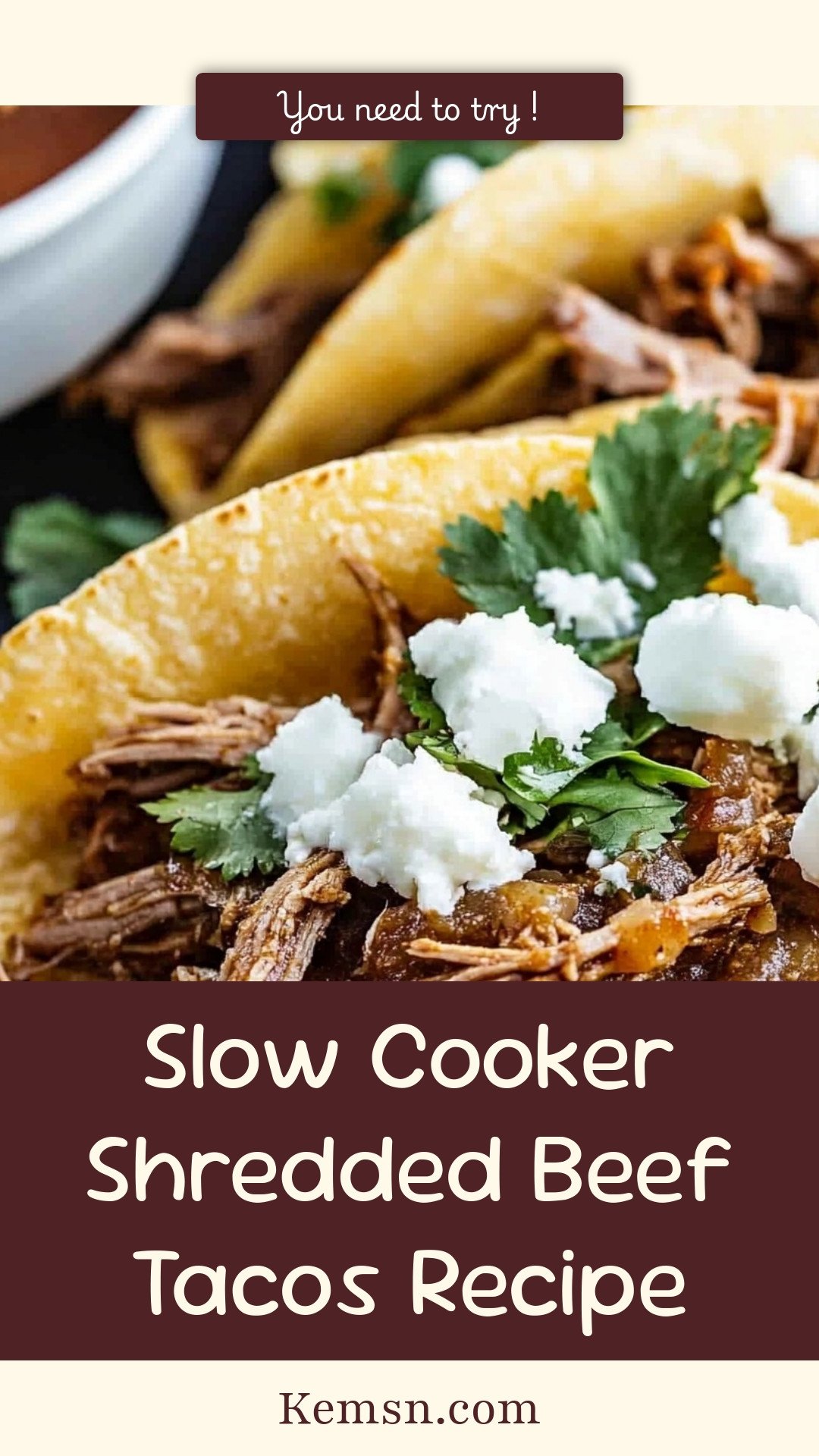 Slow Cooker Shredded Beef Tacos Recipe