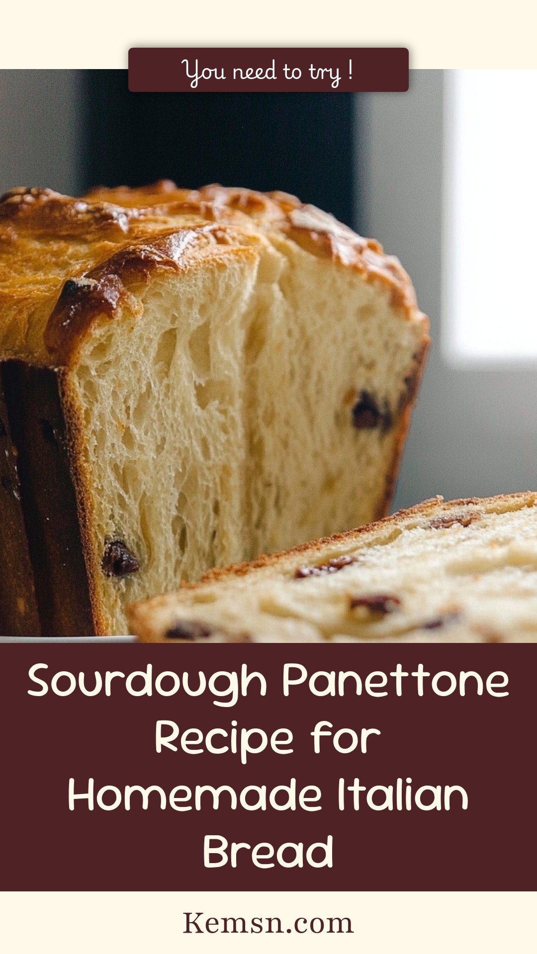 Sourdough Panettone Recipe for Homemade Italian Bread