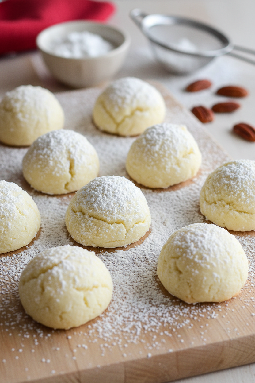 Sweetened Condensed Milk Snowball Cookie Recipe