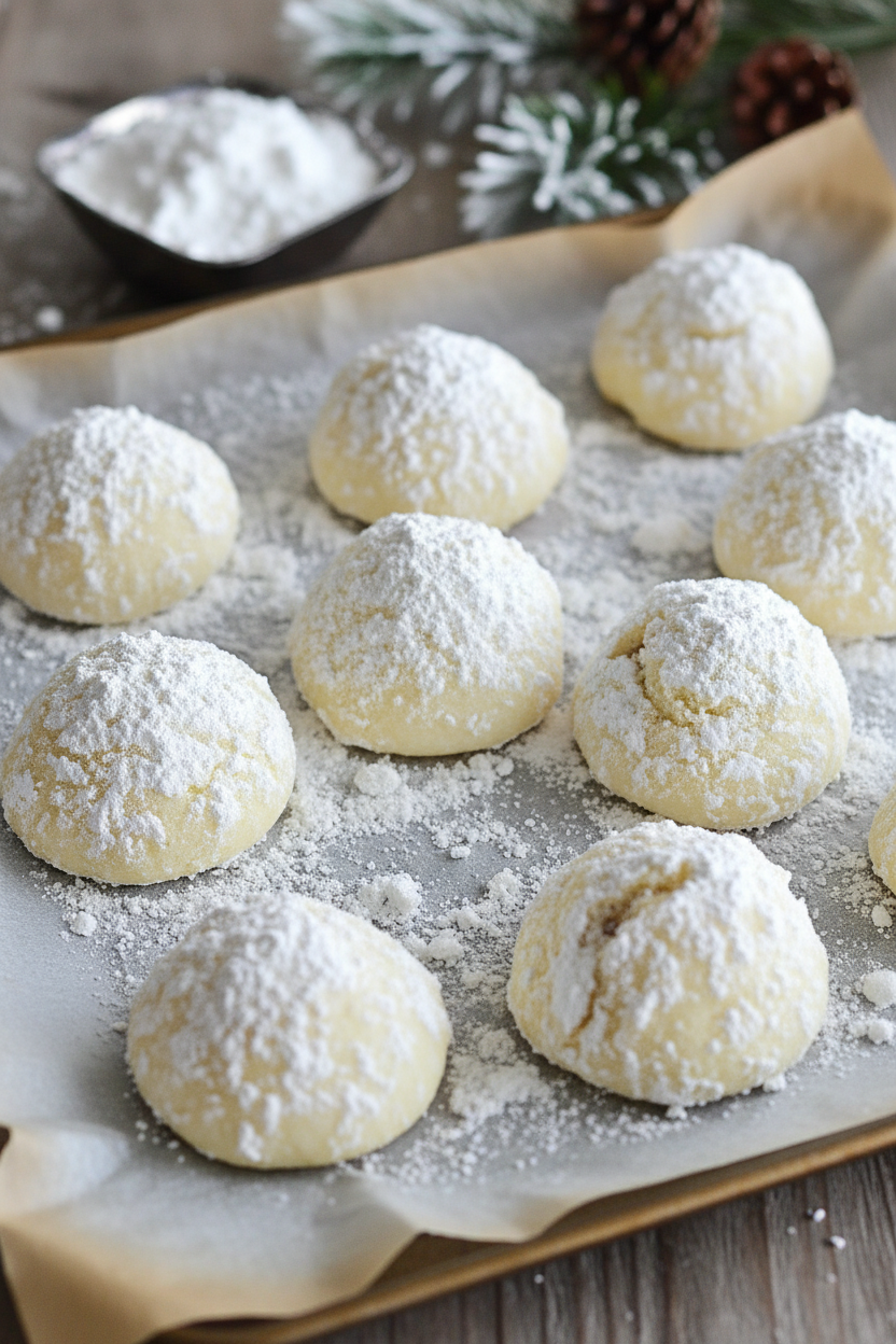 Sweetened Condensed Milk Snowball Cookie Recipe