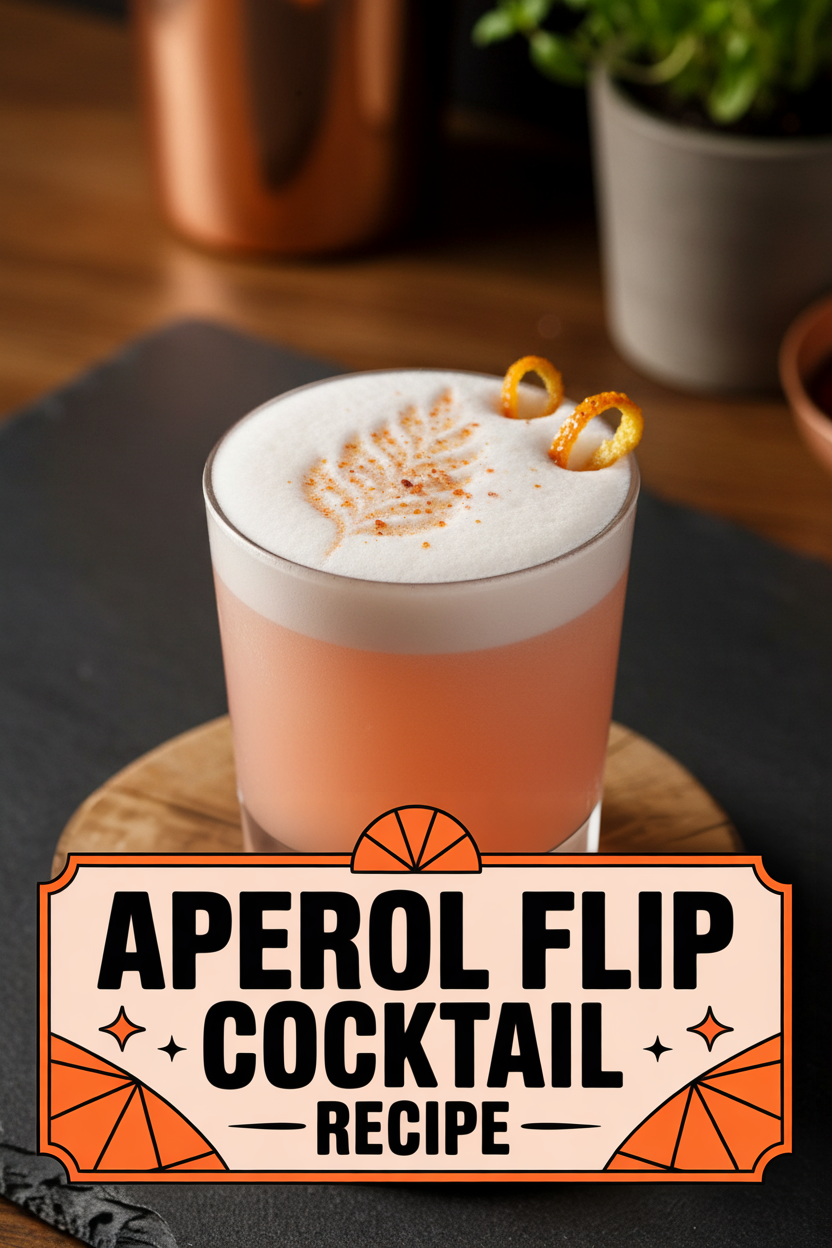 Aperol Flip Cocktail Recipe