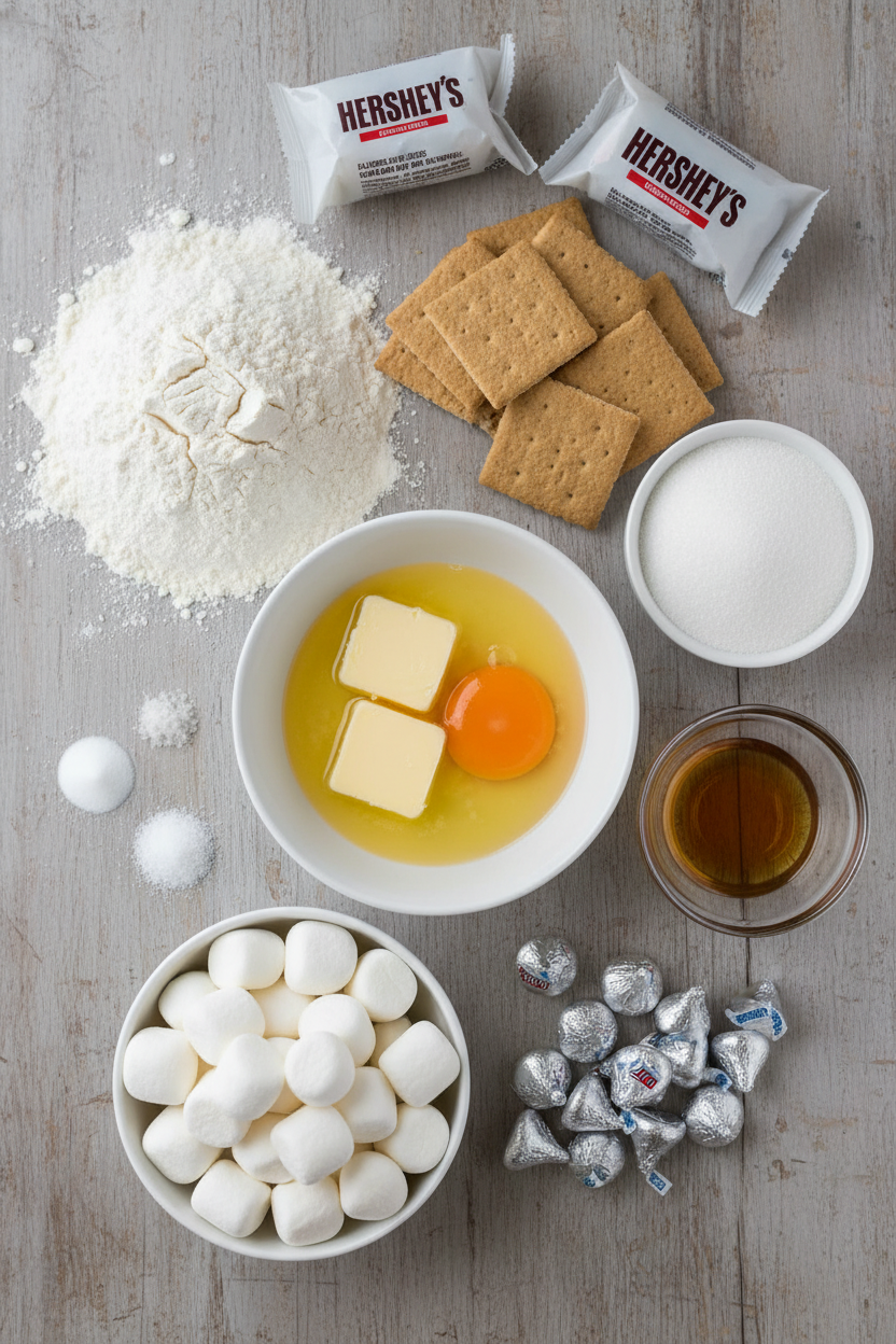 Chocolate Marshmallow Blossom Cookies