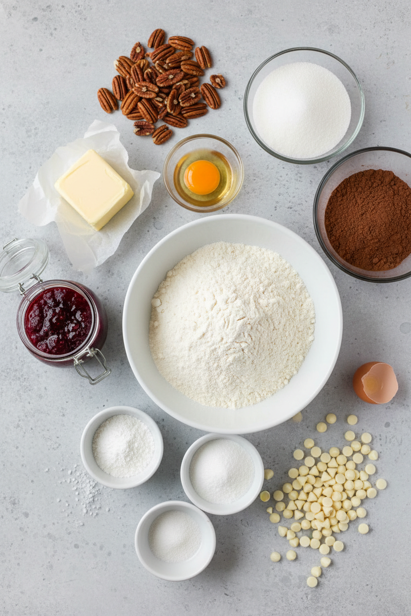Chocolate Raspberry Thumbprint Cookies