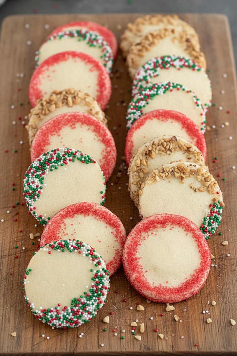 Classic Vanilla Icebox Cookie Slices